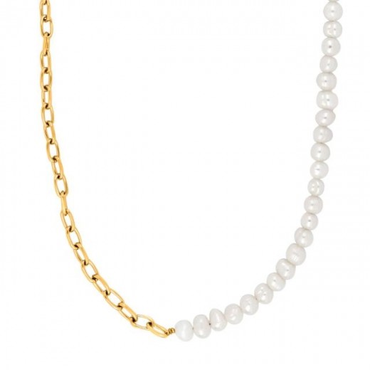 SONofNOAIPGoldSteelHalskdemedFerskvandsperler55cm20890172855-31