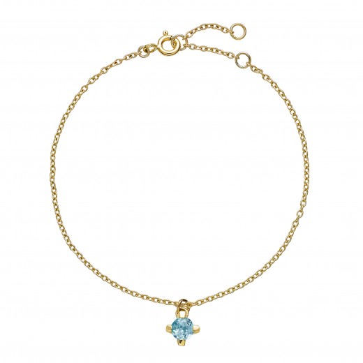 LundCopenhagen8ktGuldArmbndmedBl5mmTopas301108916-31