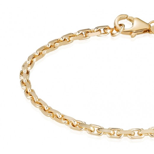 BNH14ktGuldAnkerFacetArmbnd0718mm185cm-01