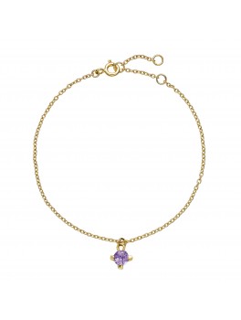 LundCopenhagen8ktGuldArmbndmed5mmLillaAmetyst301108901-20