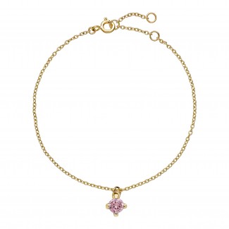 LundCopenhagen8ktGuldArmbndmed5mmPinkZirkonia301108955-20