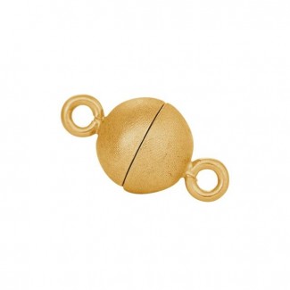 SiersblRhodineretForgyldtMatMagnetPerlels10mm6170113-20