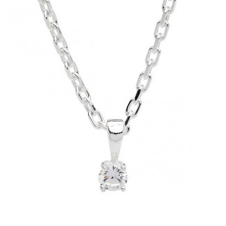 SiersblSlvHalskdemedZirkonia825121CZ9-20
