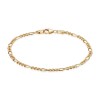 BNHForgyldt8ktGuldFigaroArmbnd10534mm17cm-01