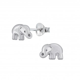 Bidstrup sølv børne ørering med elefant 10002573