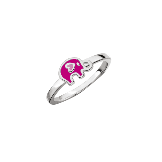 SmykkeLine Elefant Ring i Pink 12223316
