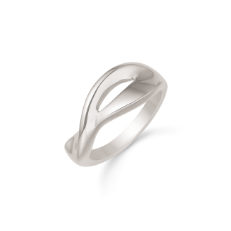 Støvring Design Rhodineret Sølv Ring 12254017