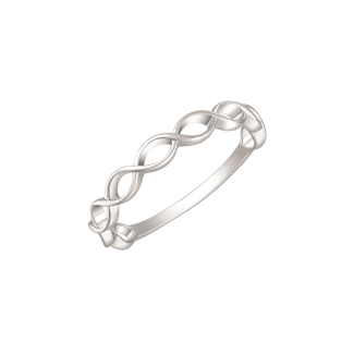 Støvring Design Let Flettet Sølv Ring 12323988