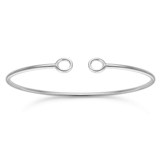 Støvring Design Sølv Armring med Cirkel 15163972