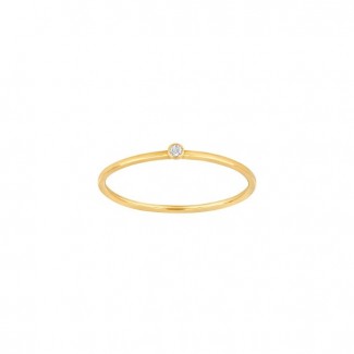 Siersbøl 8kt Guld Ring med Zirkonia 10830350300