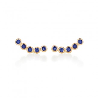 Susanne Friis Bjørner 14kt Guld ear crawler med Safir 3470-5-176