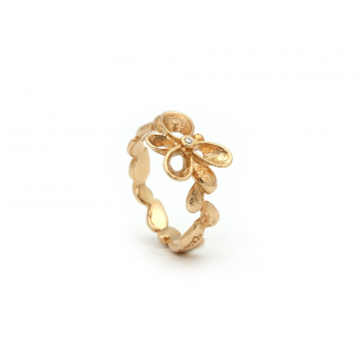 Per Borup Lille Violina Ring 14kt Guld med 0,01ct Brilliant 720RX