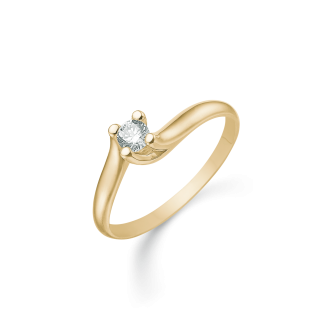 Støvring Design 14kt Guld Ring med Zirkonia 72251988