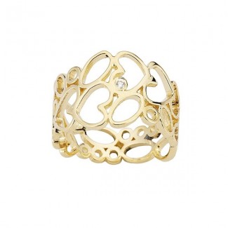 Nuran Loveday 14kt Guld Ring med Brilliant R2943